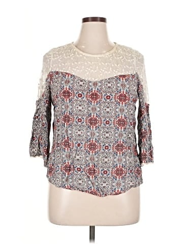 Hayden 3/4 Sleeve Blouse (view 1)