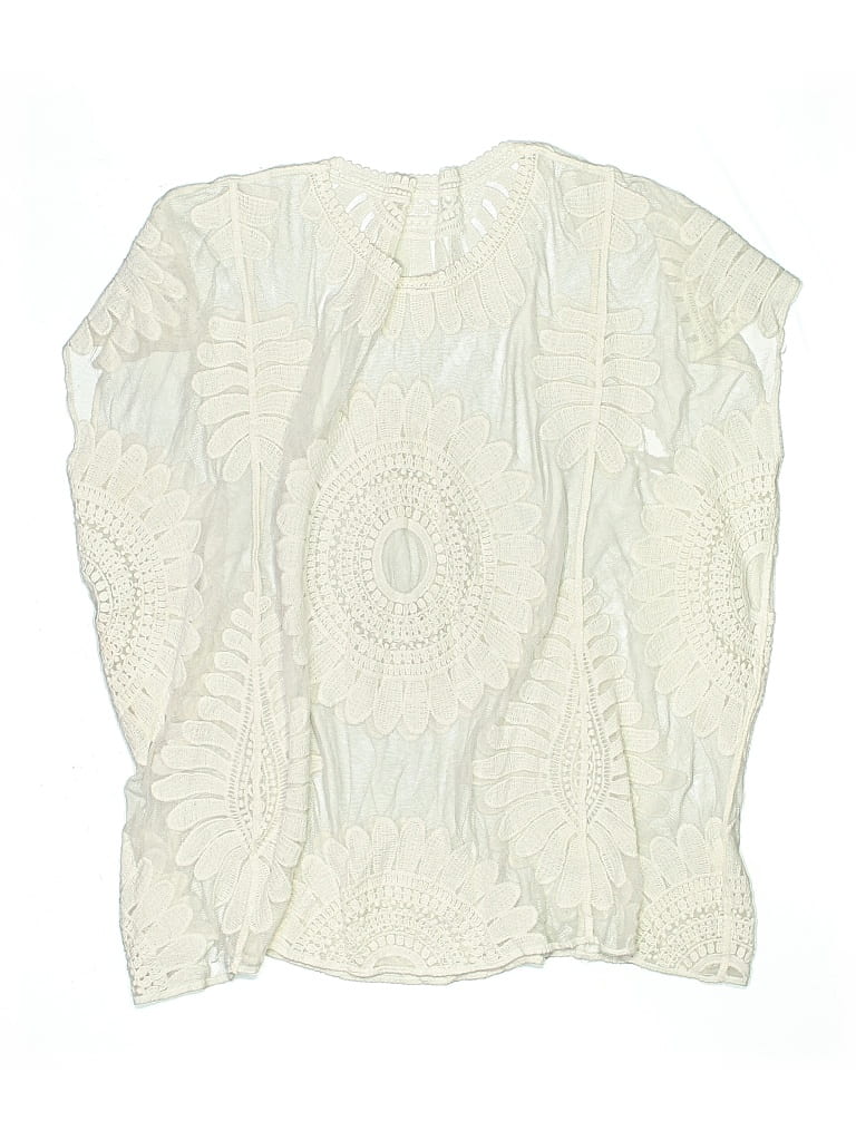 Pre-owned Cupshe Swimsuit Cover Up In White