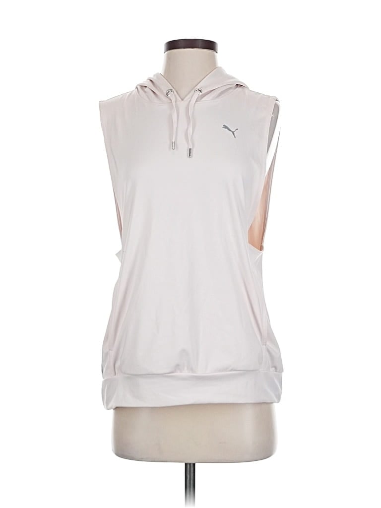 Pre-owned Puma Sweatshirt In White