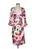 Donna Ricco Floral Pink Cocktail Dress Size 4 - photo 1