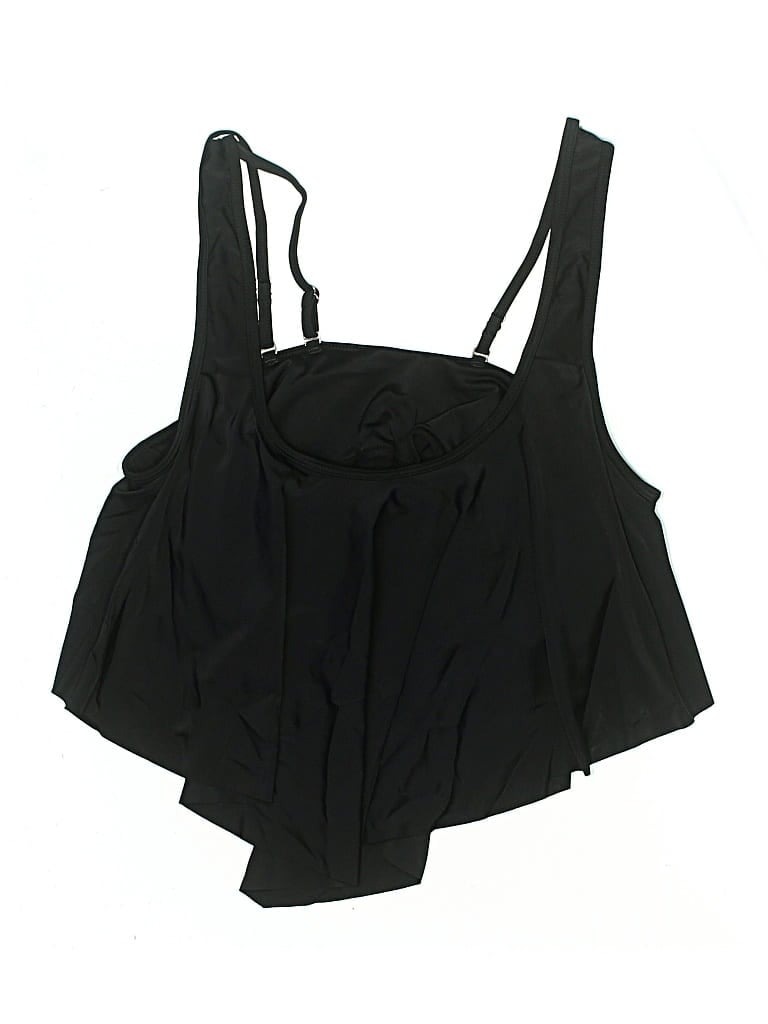 Pre-owned Unbranded Swimsuit Top Black Swimwear