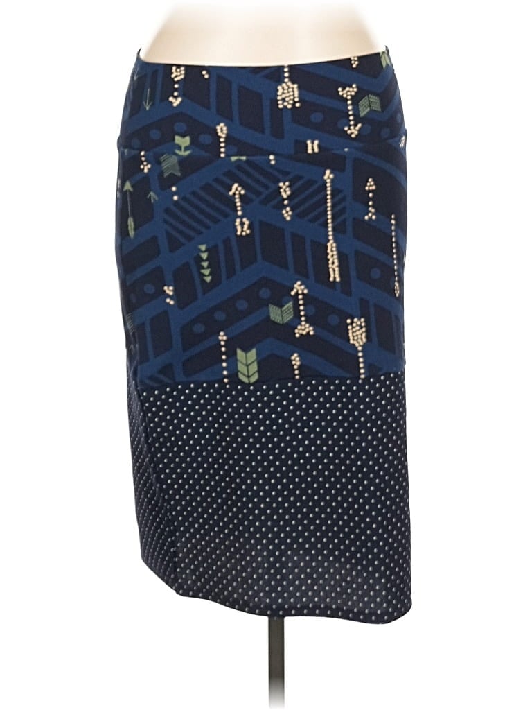 Pre-owned Lularoe Casual Skirt In Blue