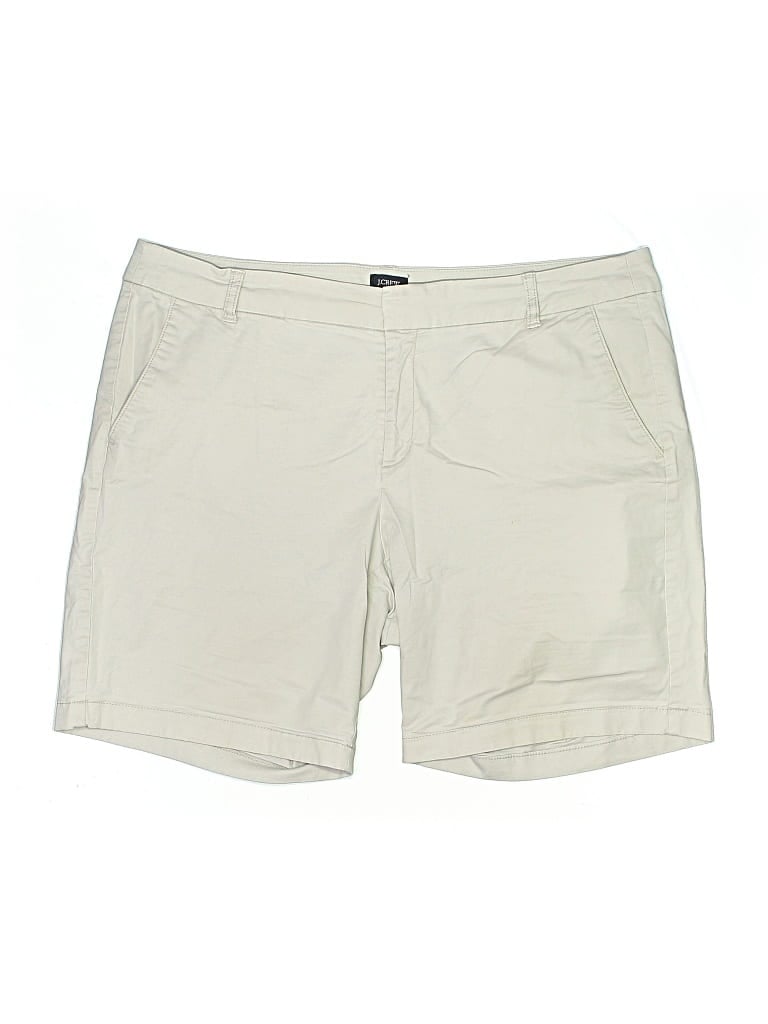 Pre-owned J.crew Factory Store Khaki Shorts In Brown