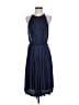 Mint 100% Rayon Solid Blue Cocktail Dress Size 2 - photo 1