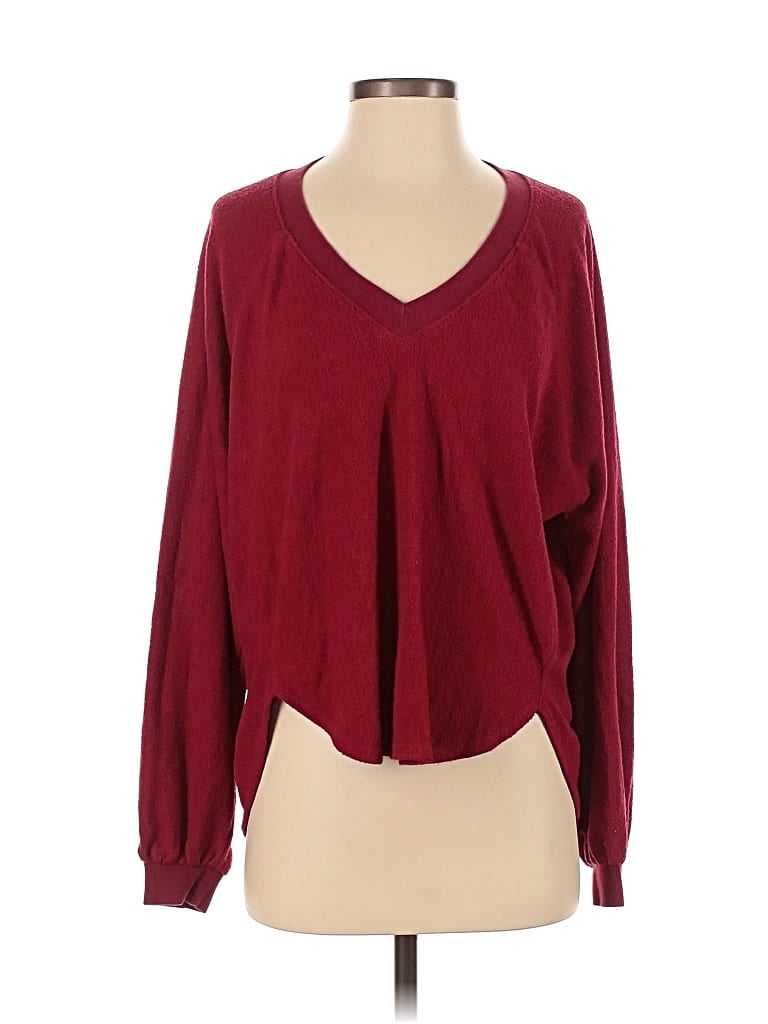 Pre-owned Urban Outfitters Pullover Sweater In Burgundy