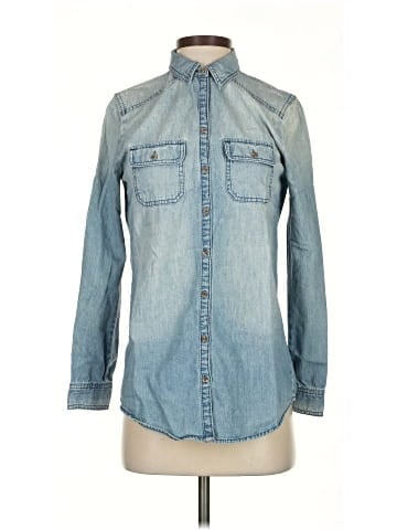 Rubbish Long Sleeve Button-Down Shirt (view 1)