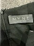MYNE 100% Polyester Stripes Gray Black Cocktail Dress Size S - photo 4