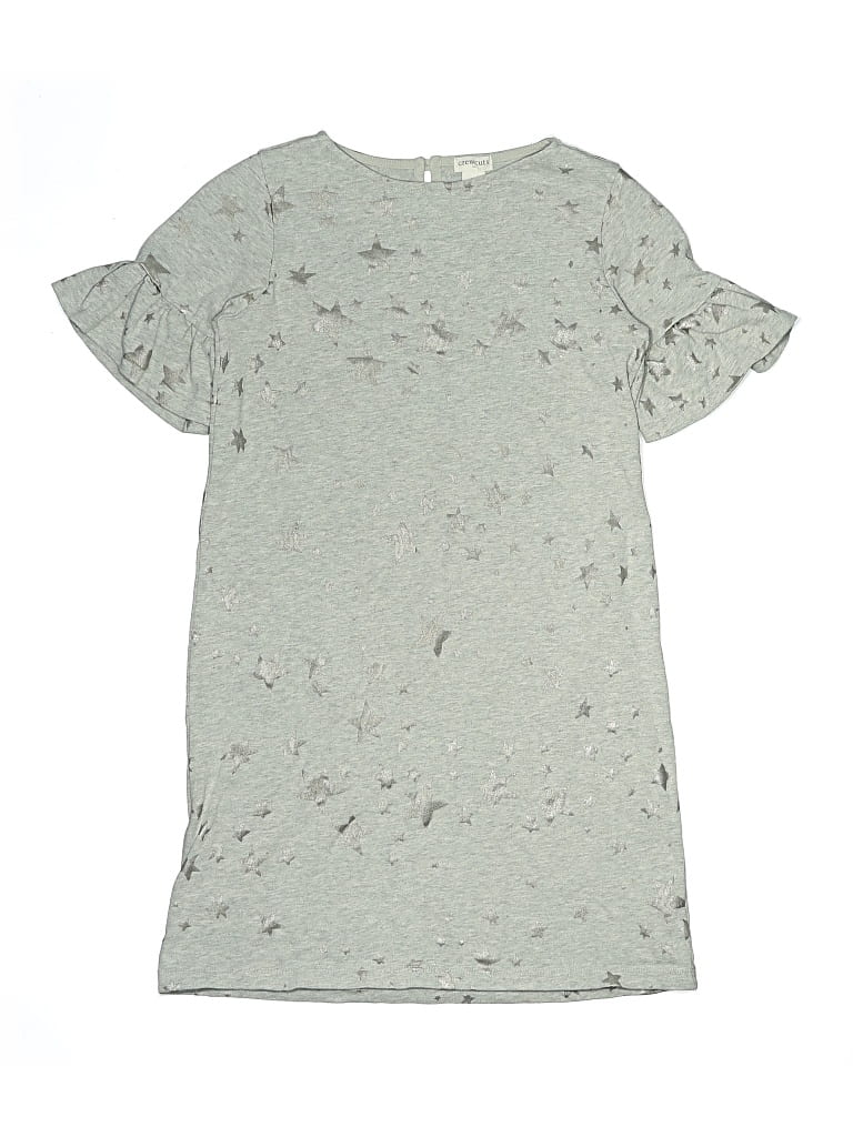 Pre-owned Crewcuts Outlet Kids' Dress In Gray