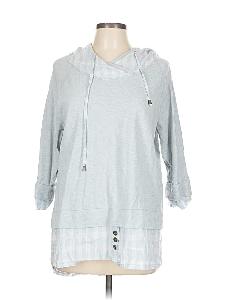 Pre-owned Simply Noelle Sweatshirt In Silver