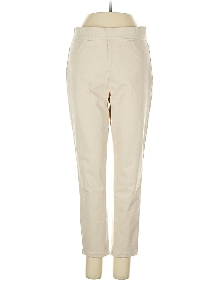 Pre-owned Time And Tru Jeggings In White