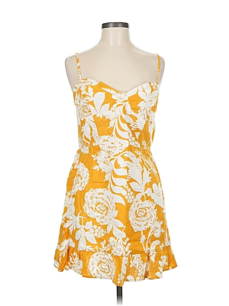 Pre-owned Wild Fable Cocktail Dress In Yellow