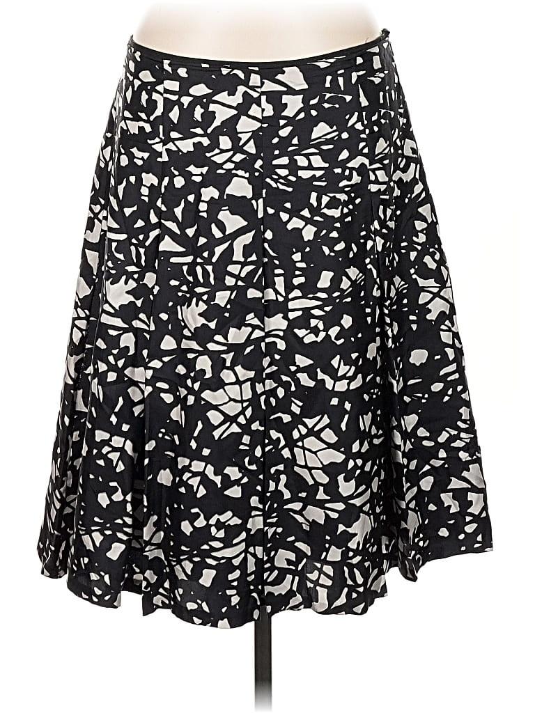 Pre-owned Banana Republic Silk Skirt In Black