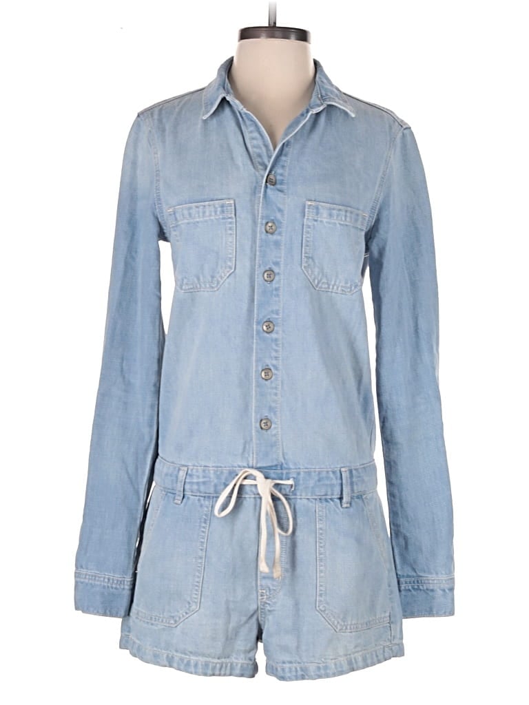 Pre-owned Hollister Romper In Blue