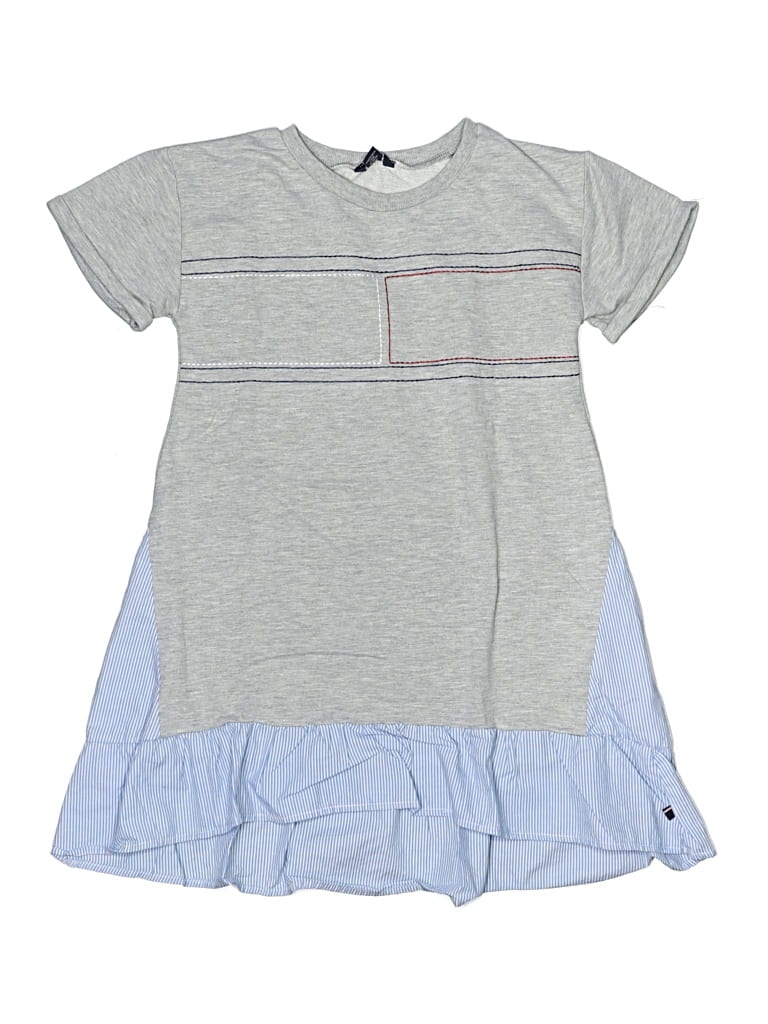 Pre-owned Tommy Hilfiger Kids' Dress In Gray