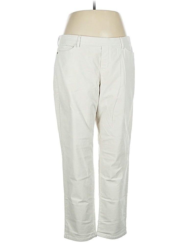 Pre-owned Jjill Casual Pants In White