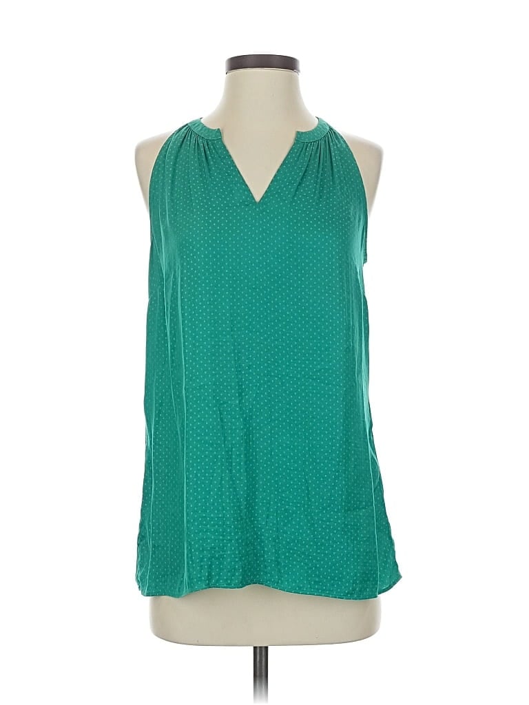 Pre-owned Cabi Sleeveless Blouse In Blue