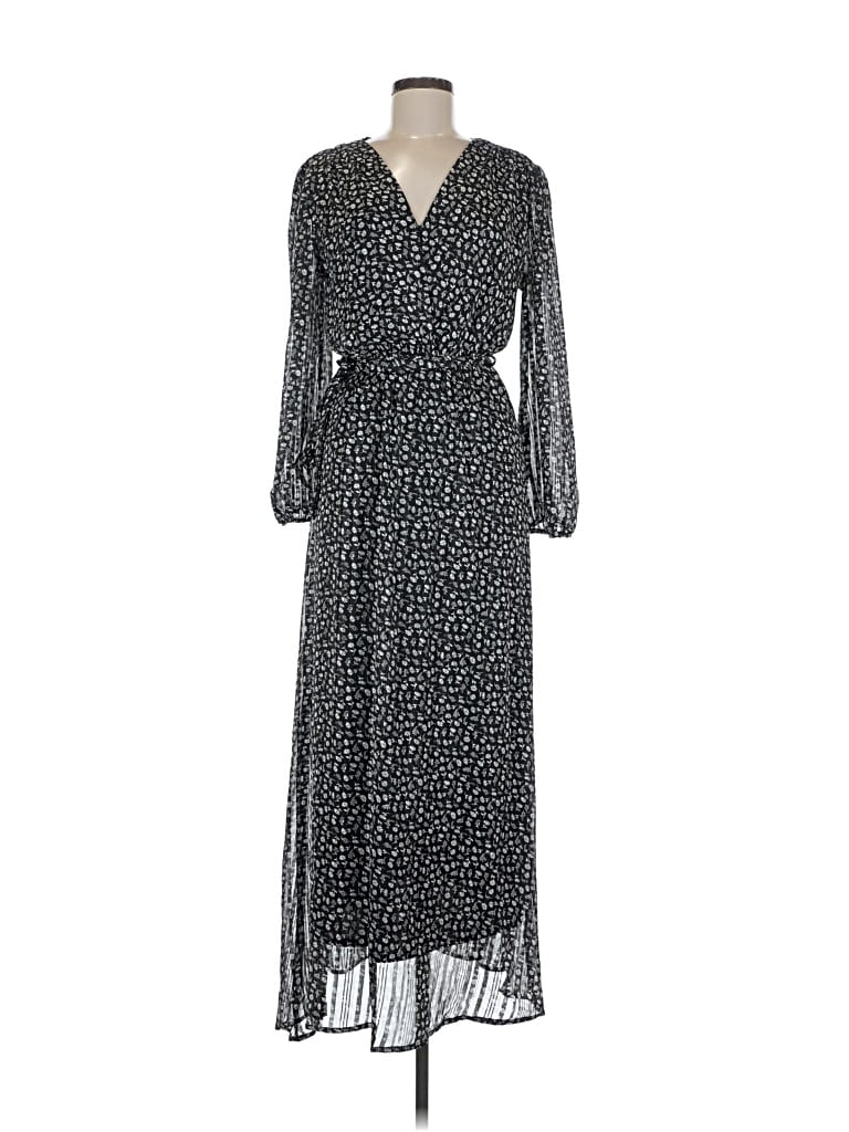 Pre-owned Fraiche By J Casual Dress In Black