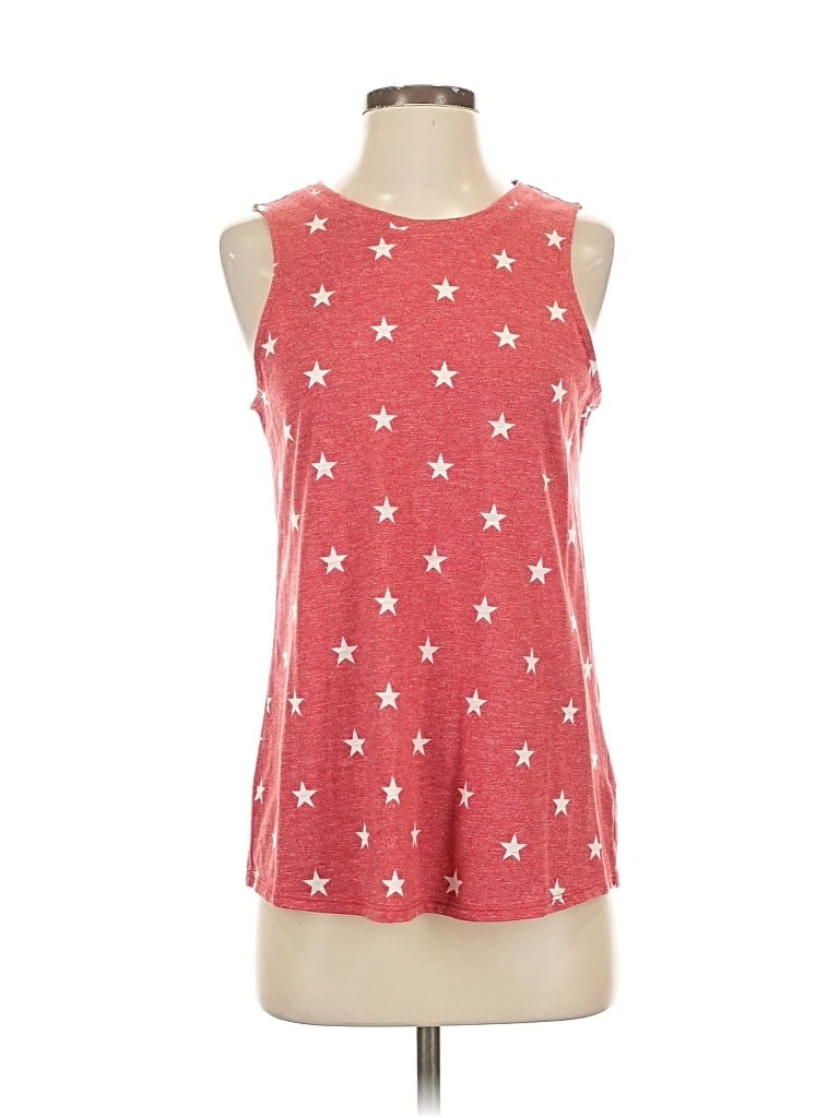 Pre-owned Maurices Tank Top Red Strapless Neckline Tops