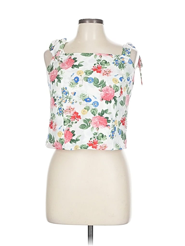 Pre-owned Old Navy Sleeveless Blouse In White