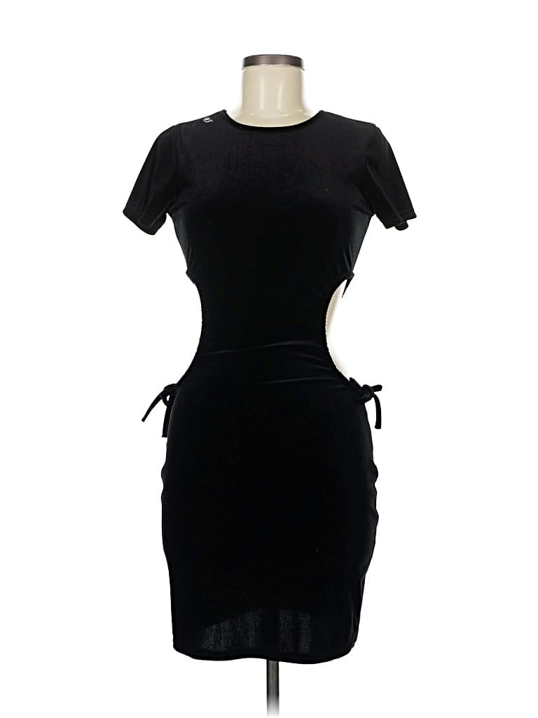 Pre-owned No Comment Cocktail Dress In Black
