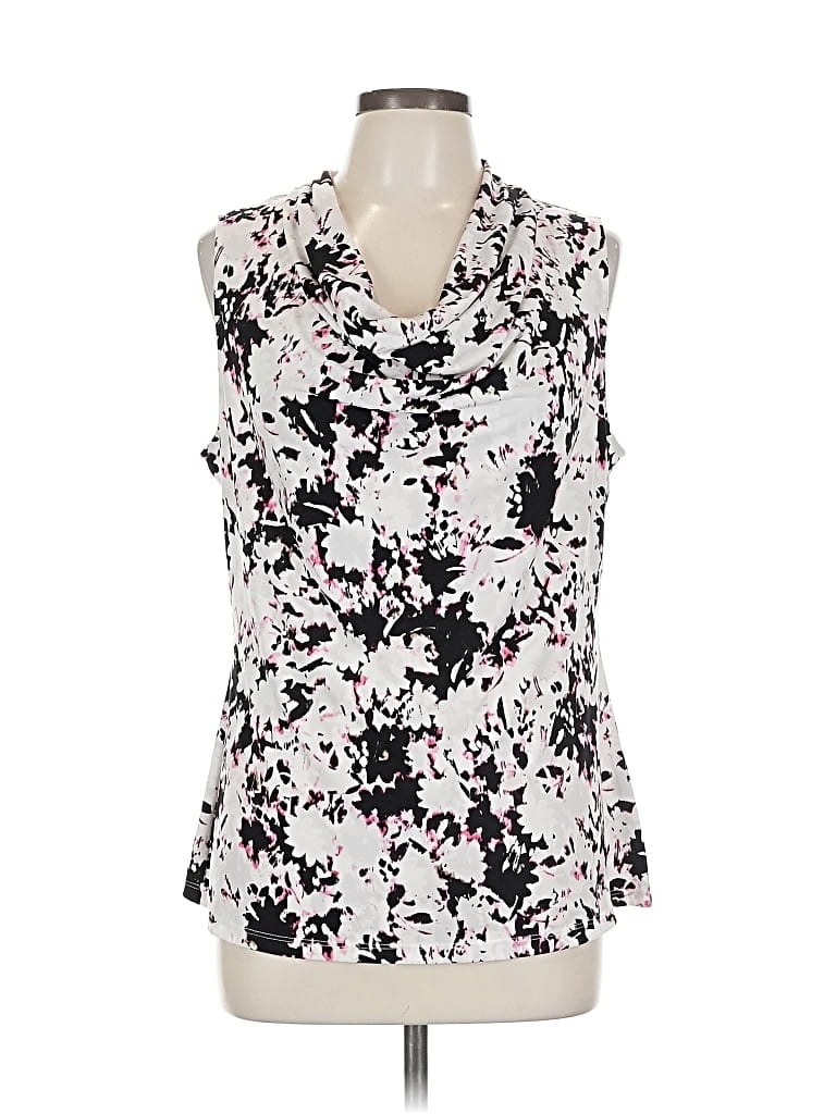Pre-owned Marc New York Andrew Marc Sleeveless Blouse In White