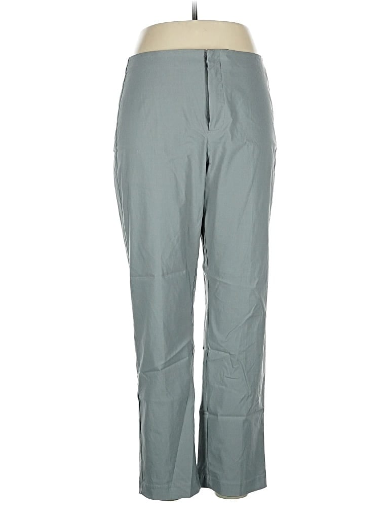 Pre-owned Nic + Zoe Casual Pants In Gray