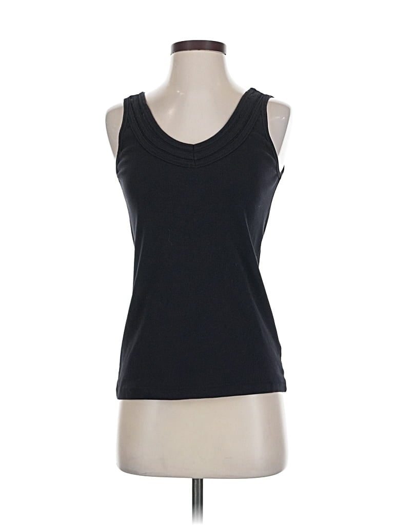 Pre-owned Grace Tank Top Black Halter Neckline Tops