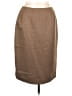 Levine Classics 100% Polyester Chevron-herringbone Brown Casual Skirt Size 10 - photo 1
