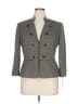 Tahari by ASL Stripes Gray Black Blazer Size 14 - photo 1