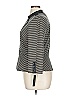 Tahari by ASL Stripes Gray Black Blazer Size 14 - photo 5