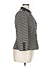 Tahari by ASL Stripes Gray Black Blazer Size 14 - photo 4