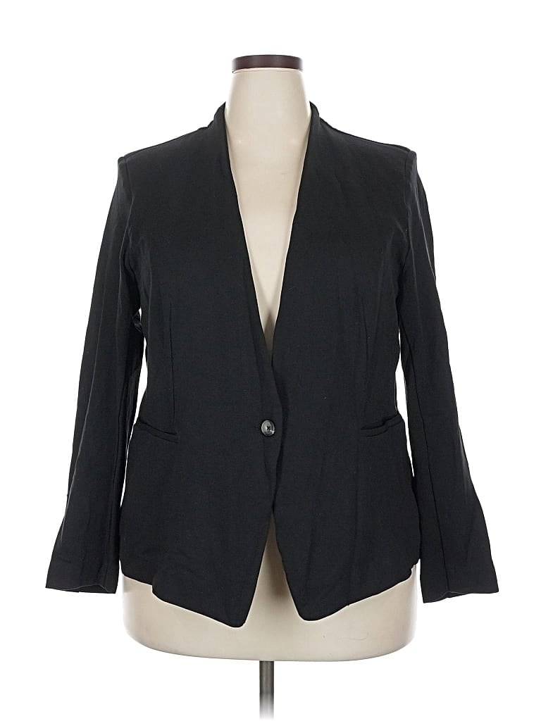 Pre-owned Rachel Rachel Roy Blazer Jacket In Black