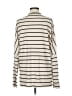 Eri + Ali Stripes Ivory Turtleneck Sweater Size M - photo 2