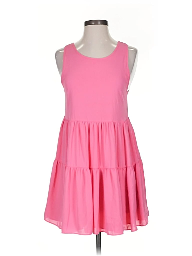 Pre-owned Lovers & Friends Casual Dress In Pink