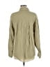 Express Solid Green Long Sleeve Button-Down Shirt Size M - photo 2
