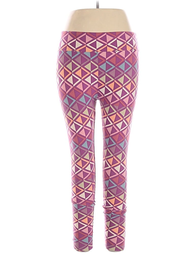 Pre-owned Lularoe Leggings In Purple