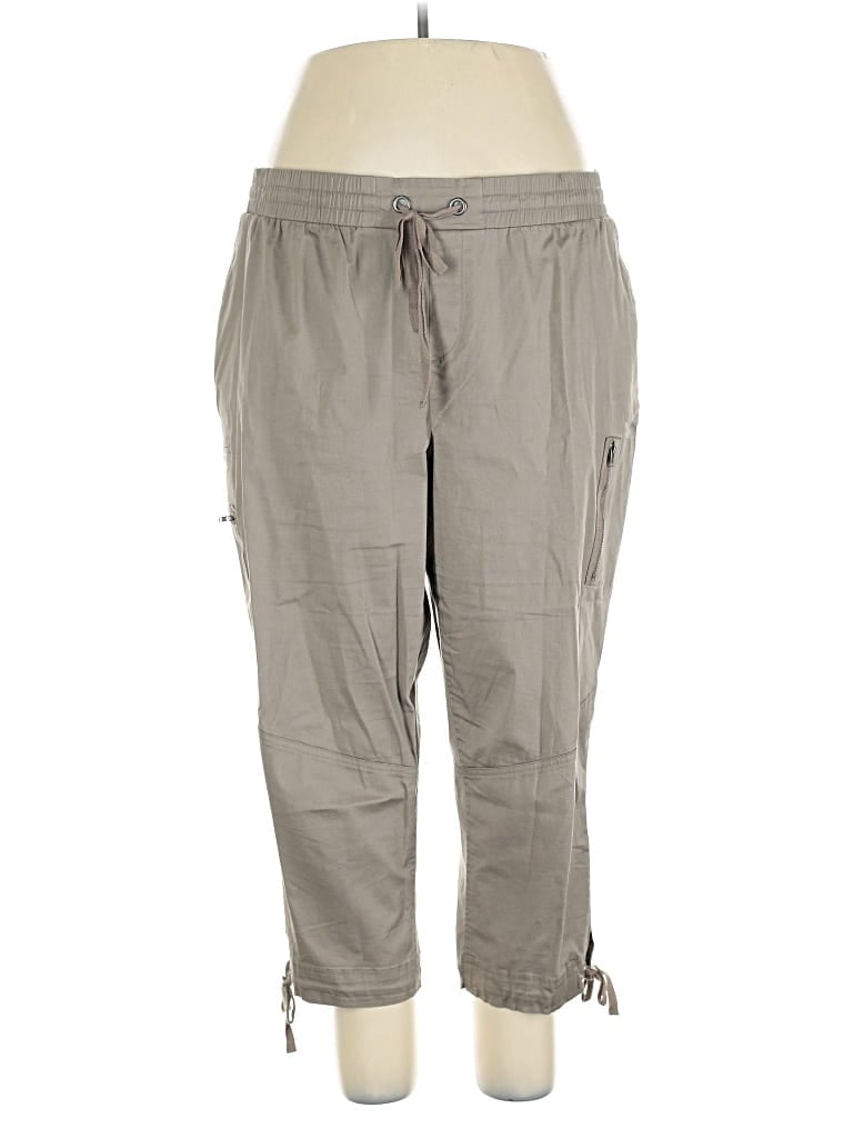 Pre-owned Cato Cargo Pants In Gray