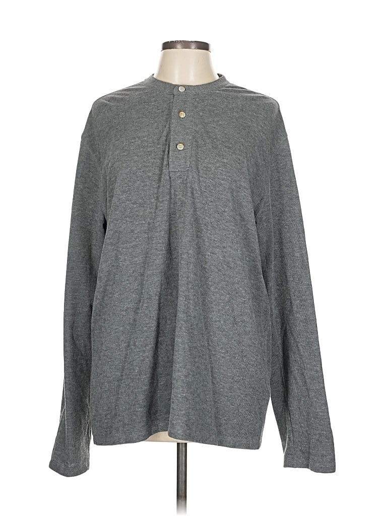 Pre-owned Orvis Long Sleeve Button Down Shirt In Gray