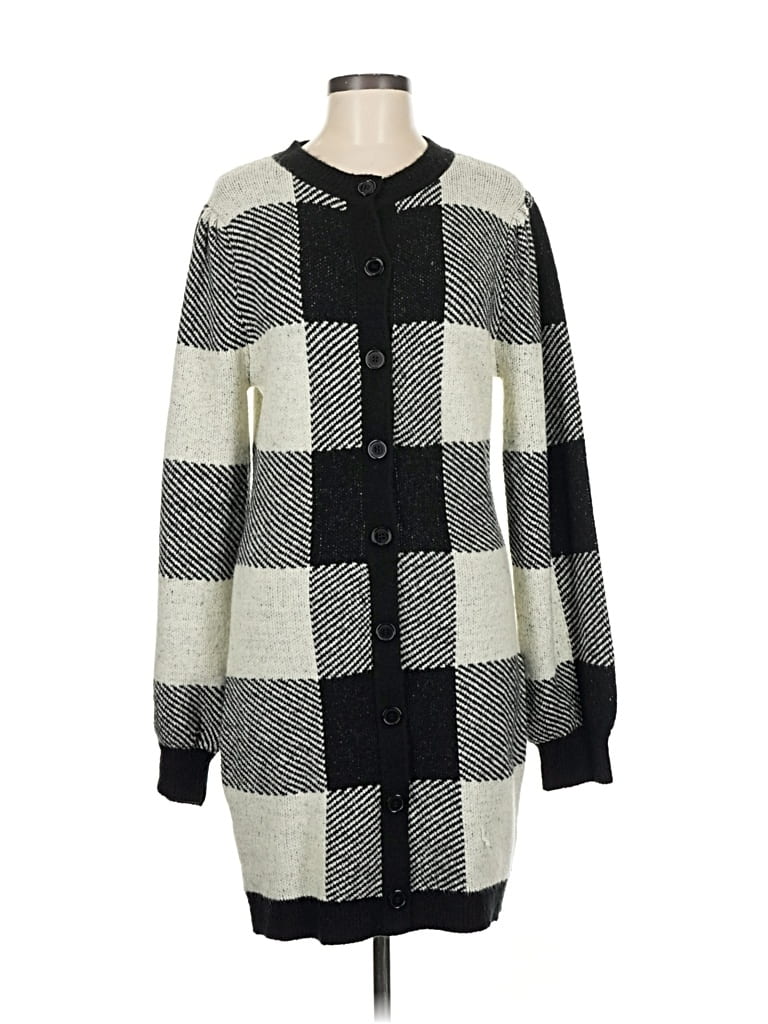 Pre-owned Lost + Wander Cardigan Sweater In Gray