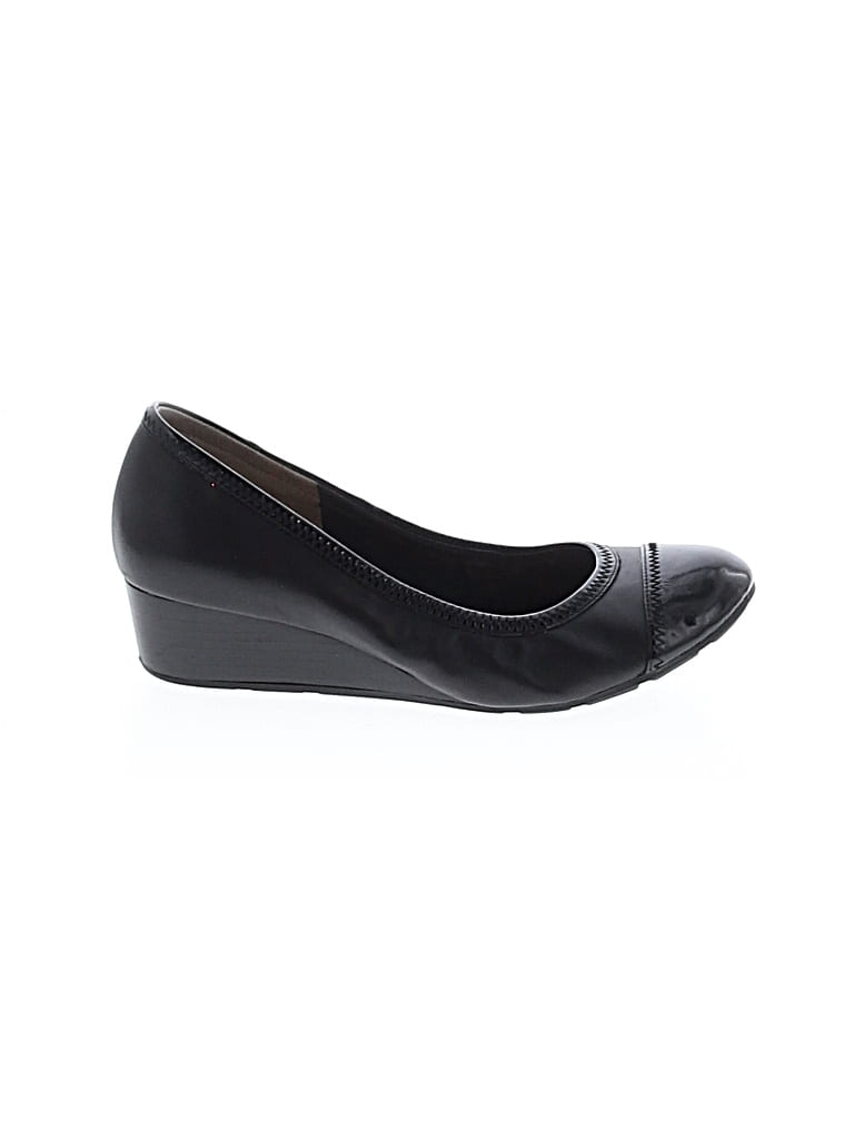 Pre-owned Cole Haan Wedges In Black