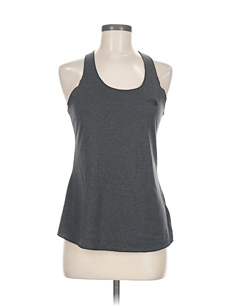 Pre-owned The North Face Tank Top Black Halter Neckline Tops