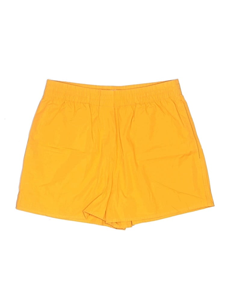 Pre-owned Babaton Athletic Shorts In Yellow