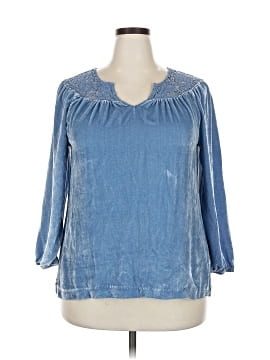 Soft Surroundings 3/4 Sleeve Blouse
