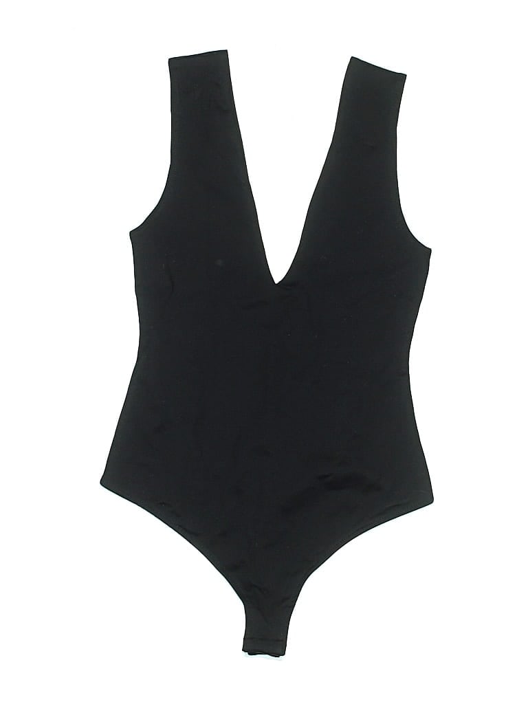 Pre-owned Intimately By Free People Bodysuit In Black