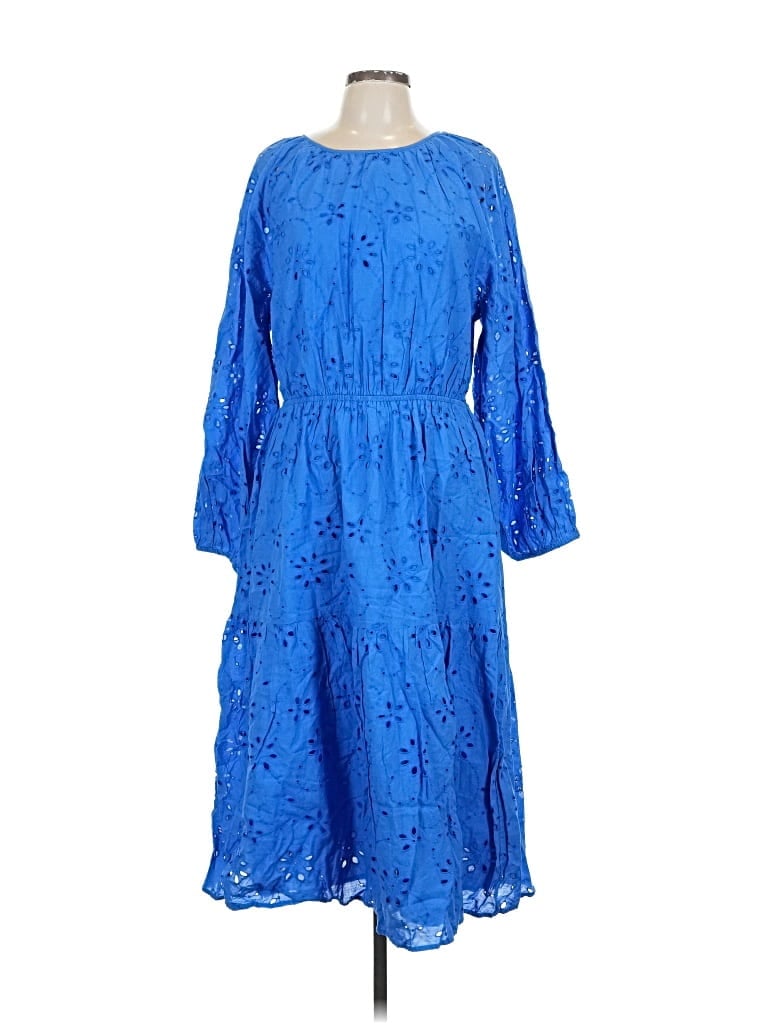 Pre-owned H&m Casual Dress In Blue