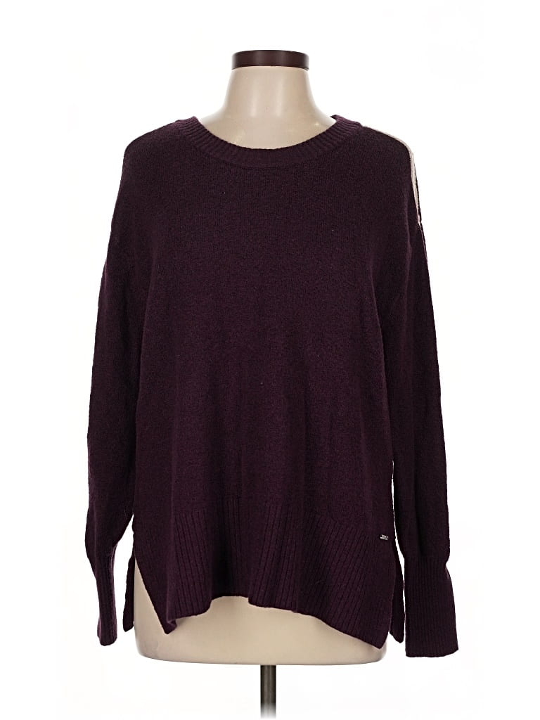 Pre-owned Glyder Pullover Sweater In Burgundy