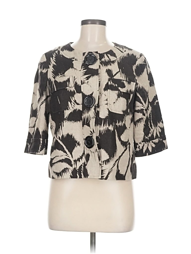 Pre-owned Michael Michael Kors Blazer Jacket In White