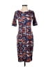 Lularoe Print Blue Casual Dress Size S - photo 1