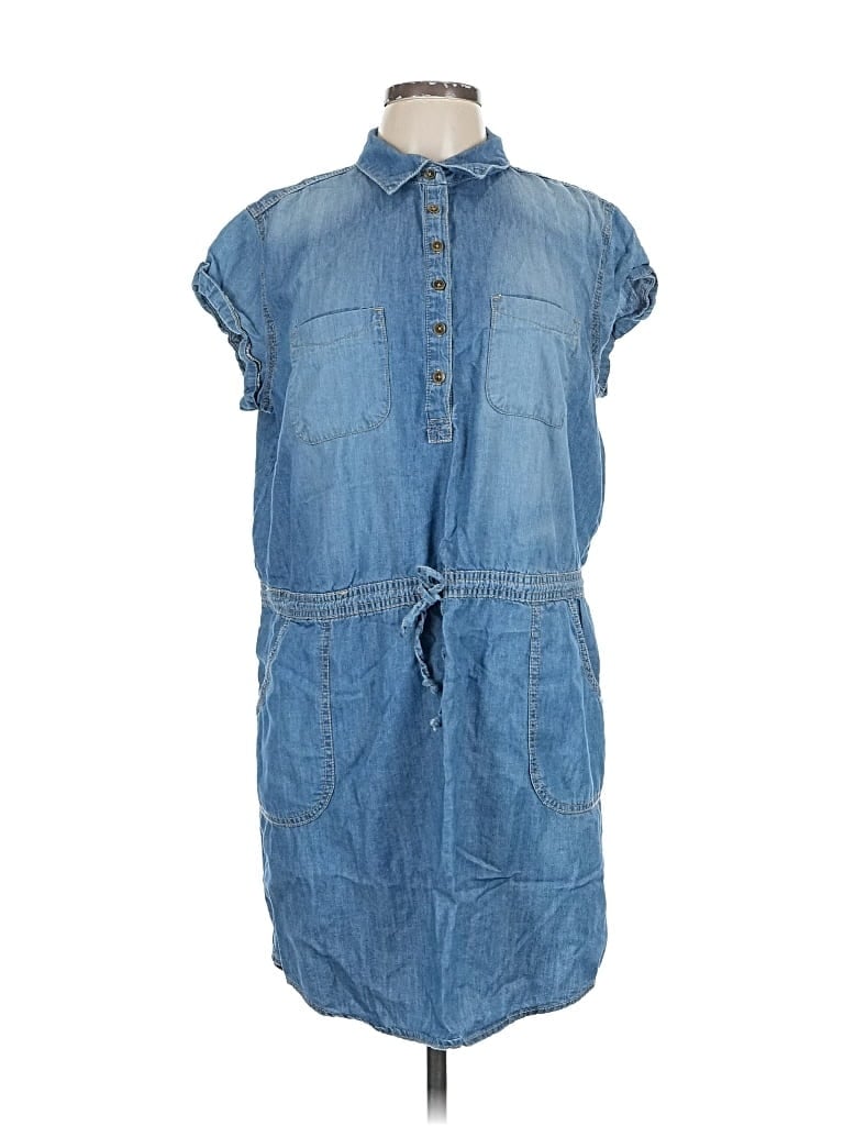 Pre-owned Sonoma Goods For Life Casual Dress In Blue