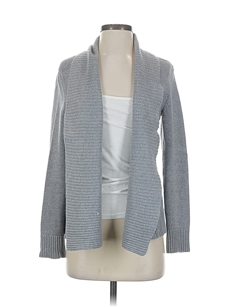 Pre-owned Banana Republic Cardigan Sweater In Gray